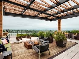 Rooftop patio